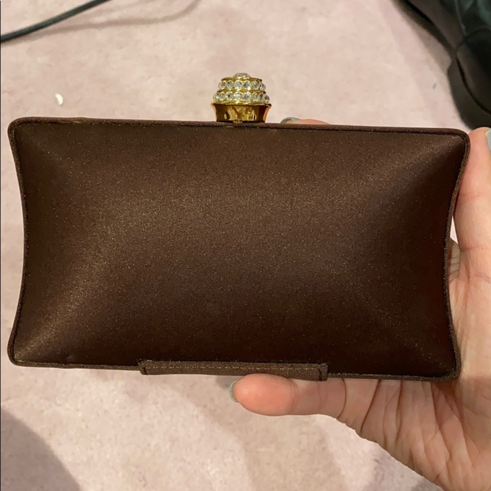 Brown Carlo Fellini Evening Bag